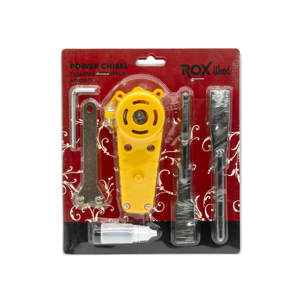 Rox Wood 0096 Taşlama Makinesi Iskarpela Aparatı Power Chisel ne işe yarar