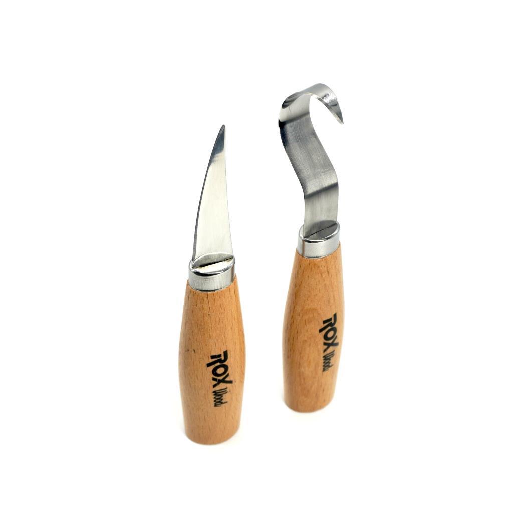 Rox Wood Kaşık Oyma Ve Bıçak Seti 2 Parça   fiyatı