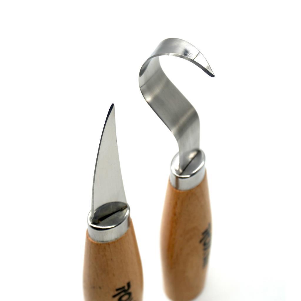 Rox Wood Kaşık Oyma Ve Bıçak Seti 2 Parça   nasıl kullanılır