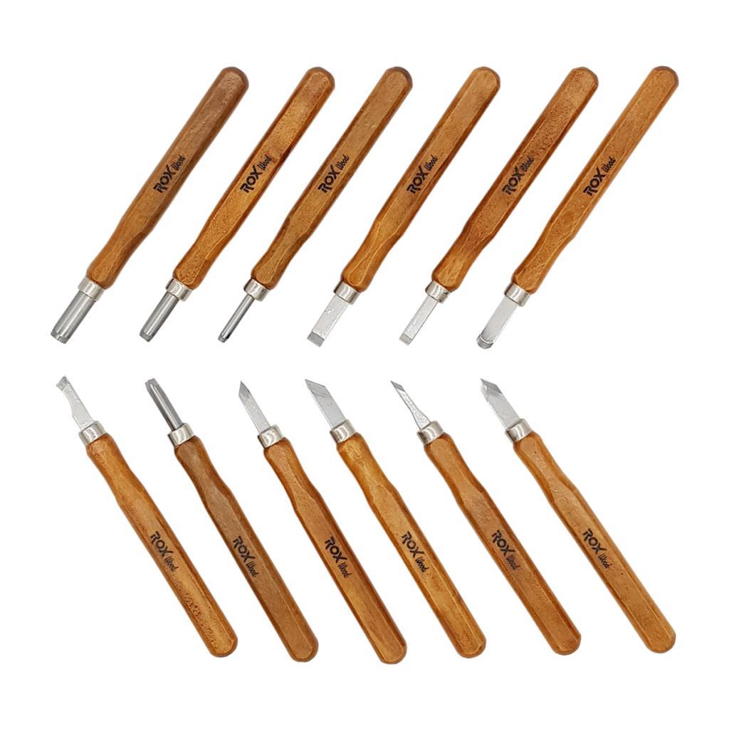 Rox Wood Mini Ahşap Oyma Bıçak Seti 12 Parça nasıl kullanılır